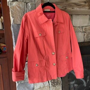Peach Cotton Jacket